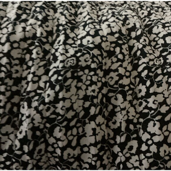 Jopna Black & Beige Pleated Maxi Skirt With Elastic Back Size LG - Picture 4 of 4